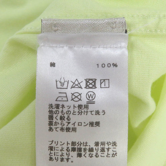 HERMES Short sleeve T-shirt Main: 100% cotton Light yellow Poulp Watch mens S Used Authentic