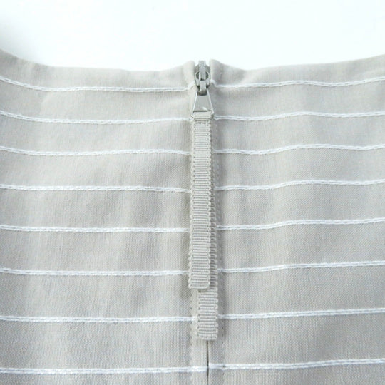 FOXEY one piece 42069 Outer: 54% cotton, Outer: 46% polyester, Lining: 100% cupra, Part: 100% rayon, Part: 100% cotton Beige white Women 38 Used Authentic