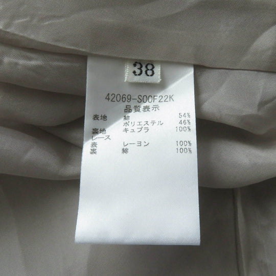 FOXEY one piece 42069 Outer: 54% cotton, Outer: 46% polyester, Lining: 100% cupra, Part: 100% rayon, Part: 100% cotton Beige white Women 38 Used Authentic