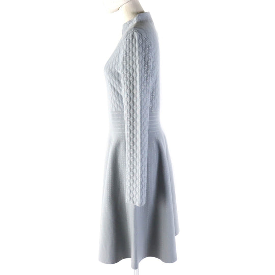 EMPORIO ARMANI one piece 6K2AT 2M03Z Main: 64% viscose, 24% polyamide, 10% polyethylene, 2% elastane gray Women 42 Used Authentic