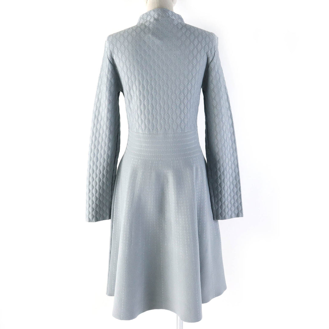 EMPORIO ARMANI one piece 6K2AT 2M03Z Main: 64% viscose, 24% polyamide, 10% polyethylene, 2% elastane gray Women 42 Used Authentic