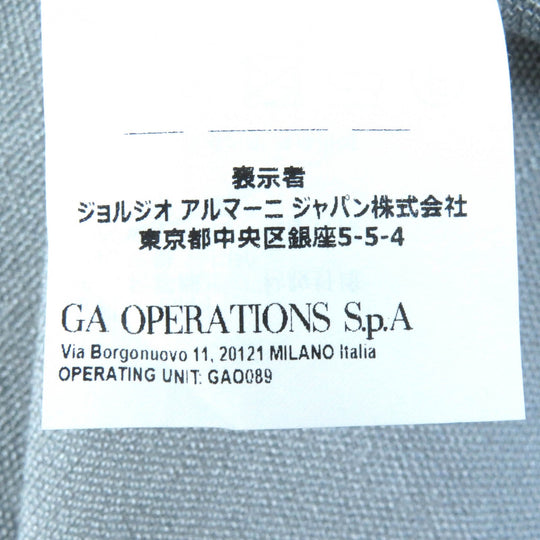 EMPORIO ARMANI one piece 6K2AT 2M03Z Main: 64% viscose, 24% polyamide, 10% polyethylene, 2% elastane gray Women 42 Used Authentic