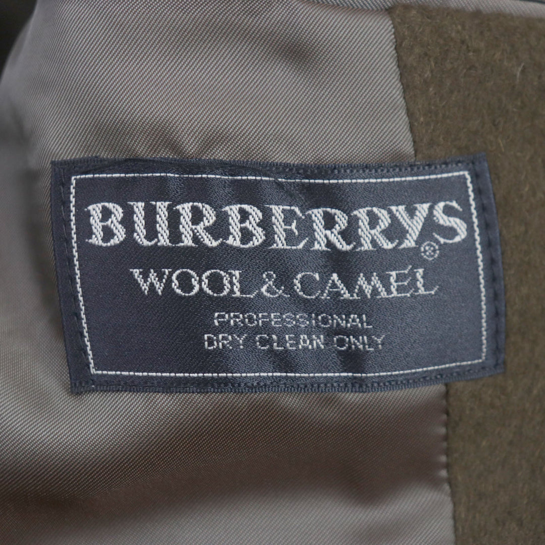 BURBERRY Stainless collar coat Outer: 100% wool, Outer: 30% camel, Lining: cupra, Lining: polyester Dark brown mens Used Authentic