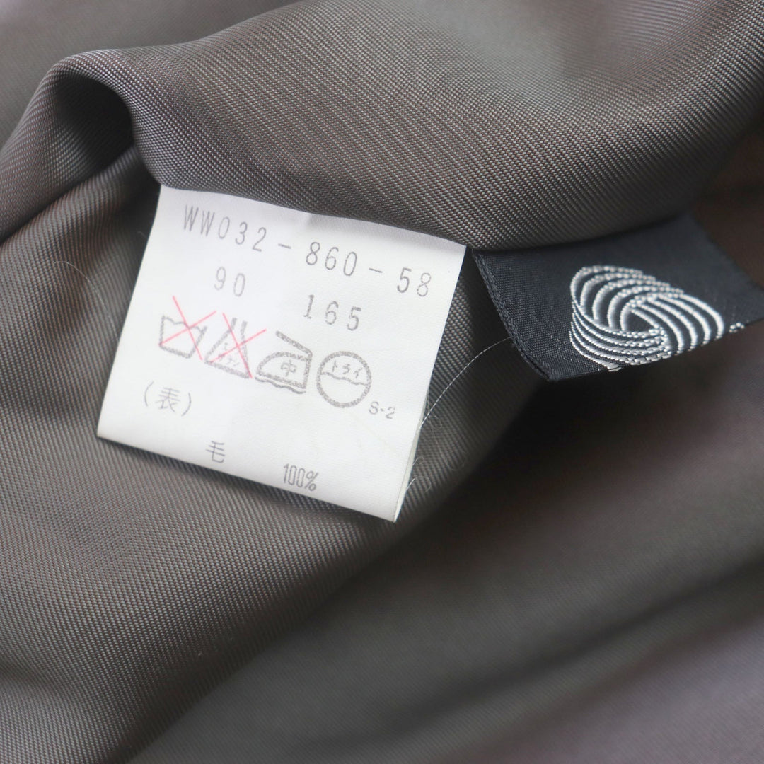 BURBERRY Stainless collar coat Outer: 100% wool, Outer: 30% camel, Lining: cupra, Lining: polyester Dark brown mens Used Authentic