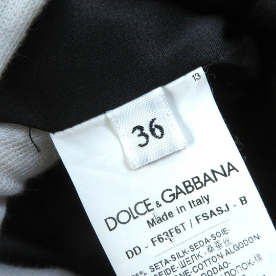 DOLCE&GABBANA one piece F63F6T/FSASJ Outer material: 85% silk, Outer material: 9% cotton, Outer material: 5% elastane (polyurethane), Outer material: 1% polyester Black Yellow type Red Women 36 Used Authentic