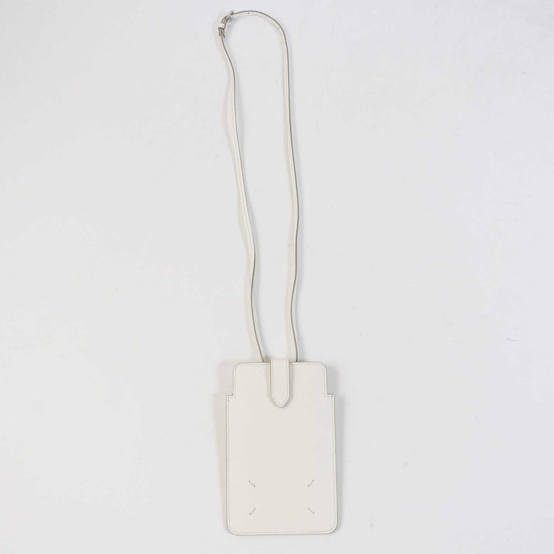 Maison Margiela Shoulder Bag Main: Leather white SA3VZ0001 Women Used Authentic