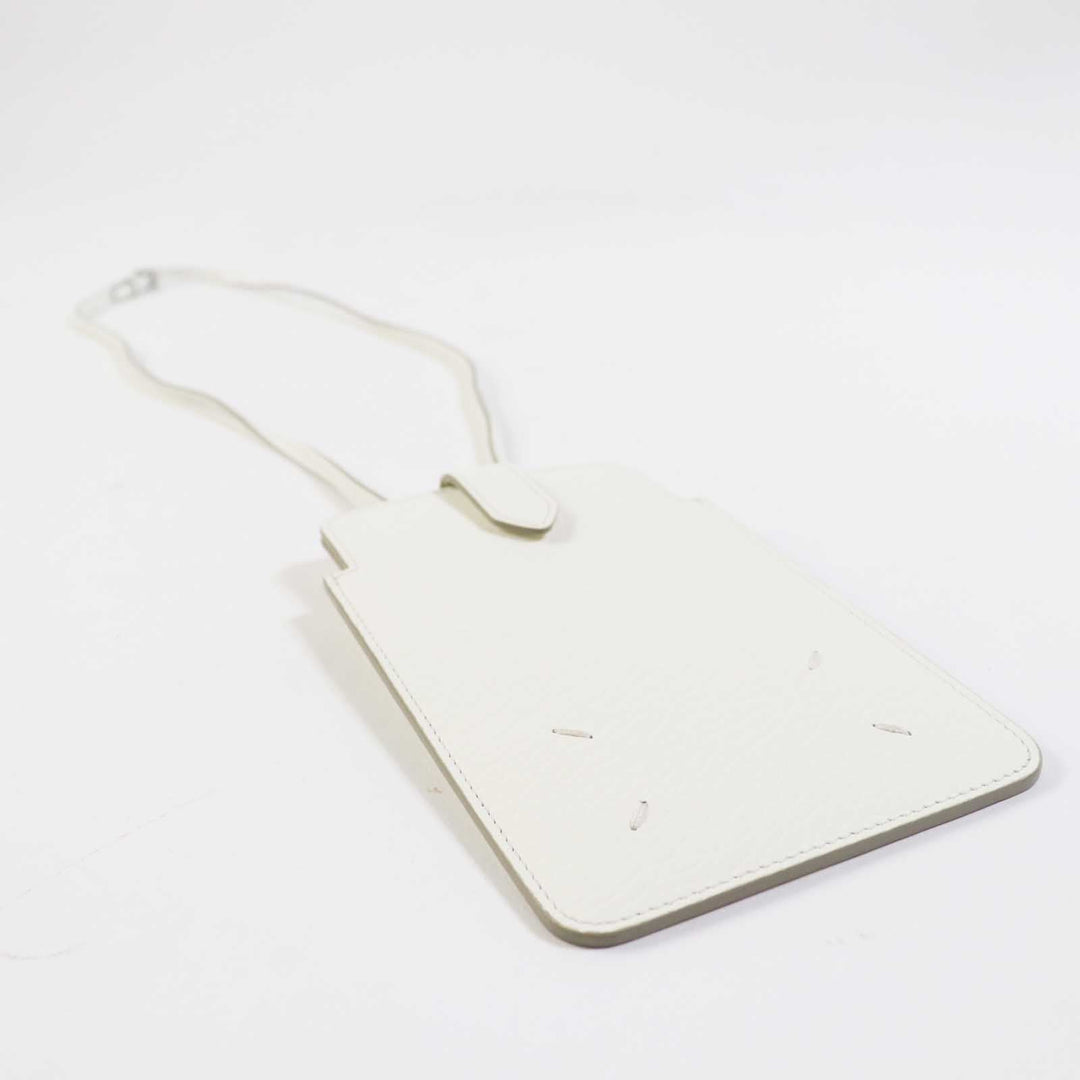 Maison Margiela Shoulder Bag Main: Leather white SA3VZ0001 Women Used Authentic