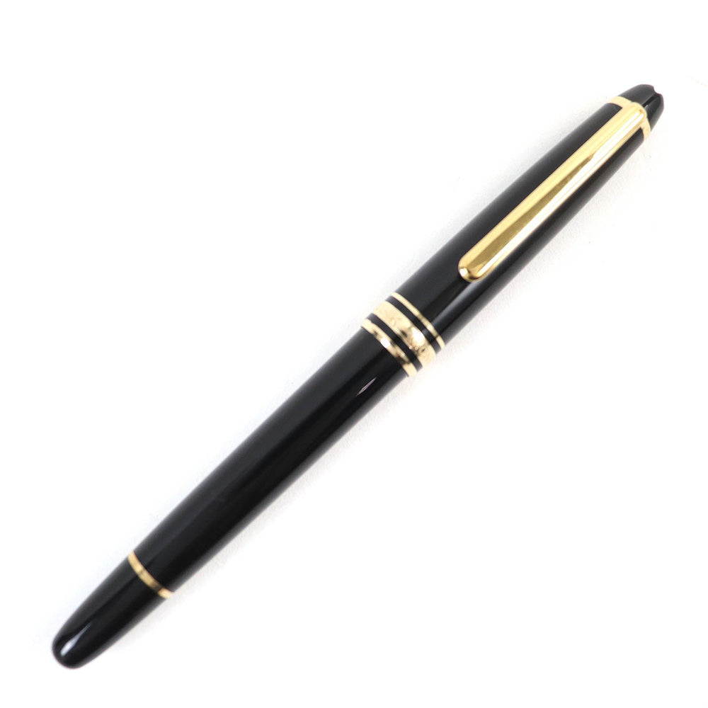 MONTBLANC fountain pen Pen point: K14 Black gold Meisterstck Classic mens Used Authentic