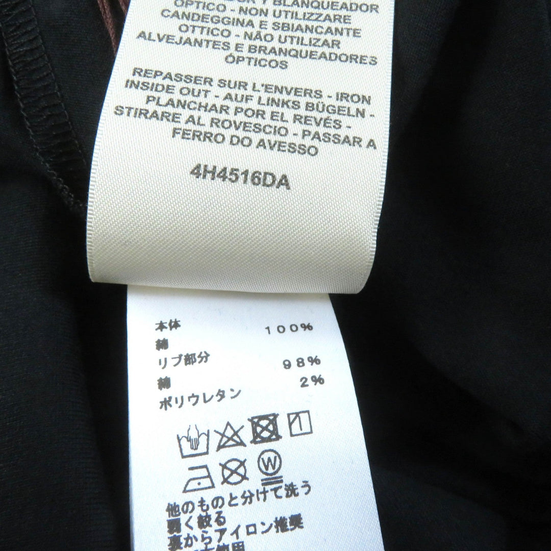 HERMES one piece Main: 100% cotton, part: 98% cotton, part: 2% polyurethane black cartouche Women 40 Used Authentic