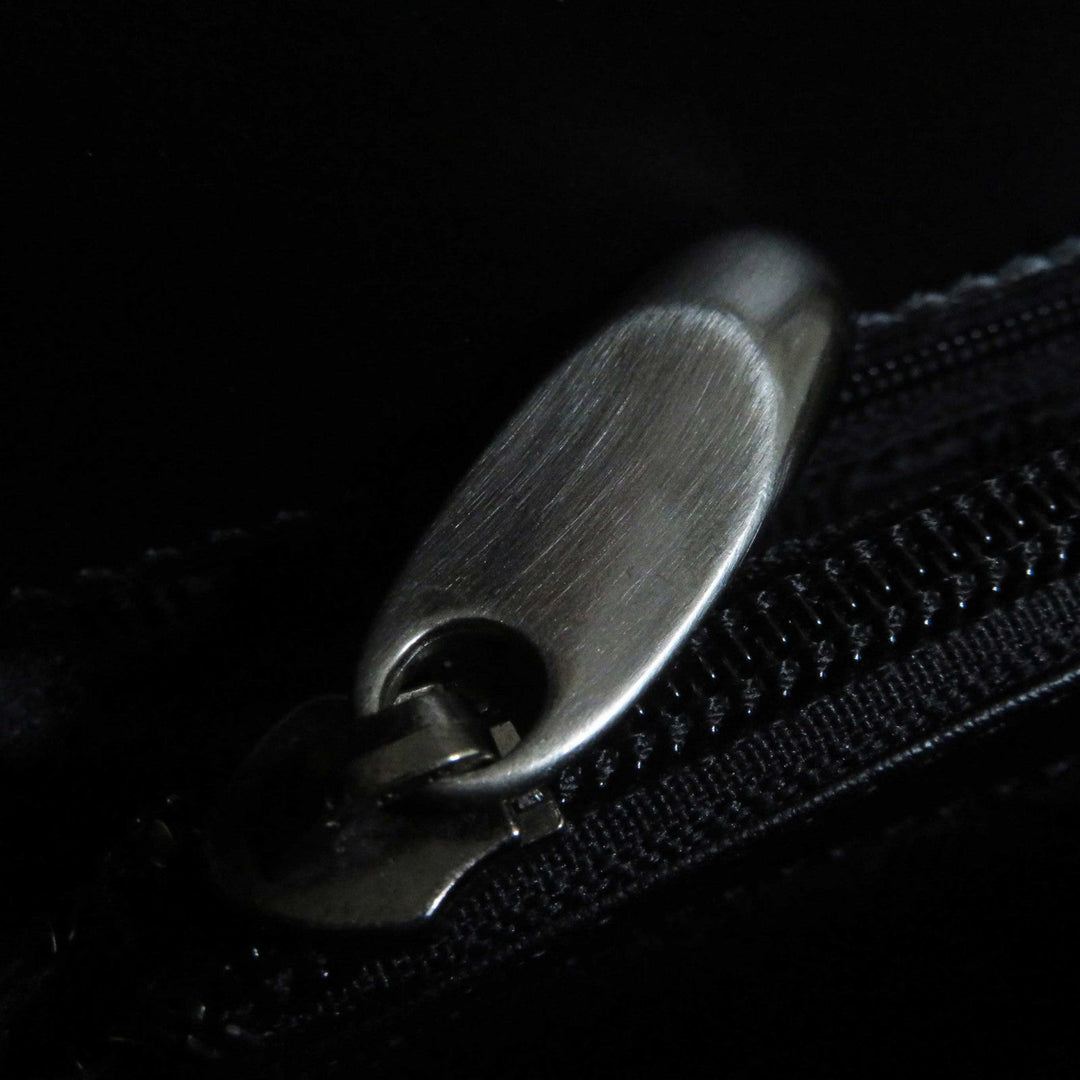 INDENYA Shoulder Bag Main: Deerskin black Women Used Authentic