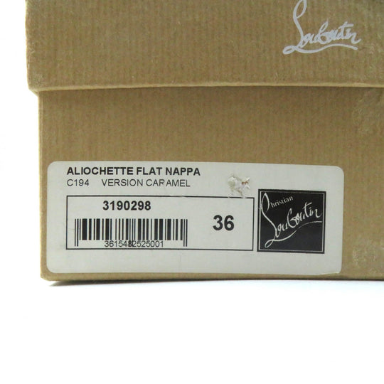 Christian Louboutin Leather shoes 3190298 Main: Leather Camel ALIOCHETTE Women 36 Used Authentic