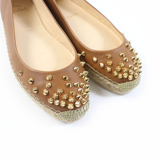 Christian Louboutin Leather shoes 3190298 Main: Leather Camel ALIOCHETTE Women 36 Used Authentic