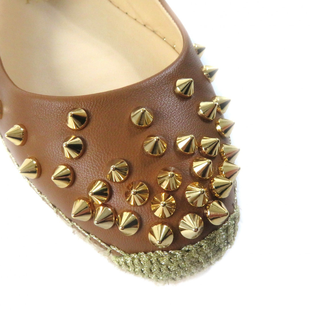 Christian Louboutin Leather shoes 3190298 Main: Leather Camel ALIOCHETTE Women 36 Used Authentic