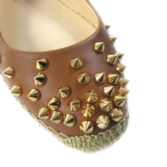 Christian Louboutin Leather shoes 3190298 Main: Leather Camel ALIOCHETTE Women 36 Used Authentic
