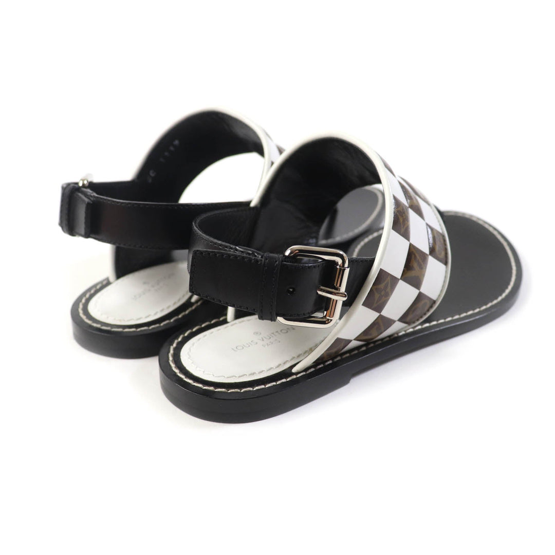 LOUIS VUITTON Sandals Main: Leather Multi Women 37 1/2 Used Authentic