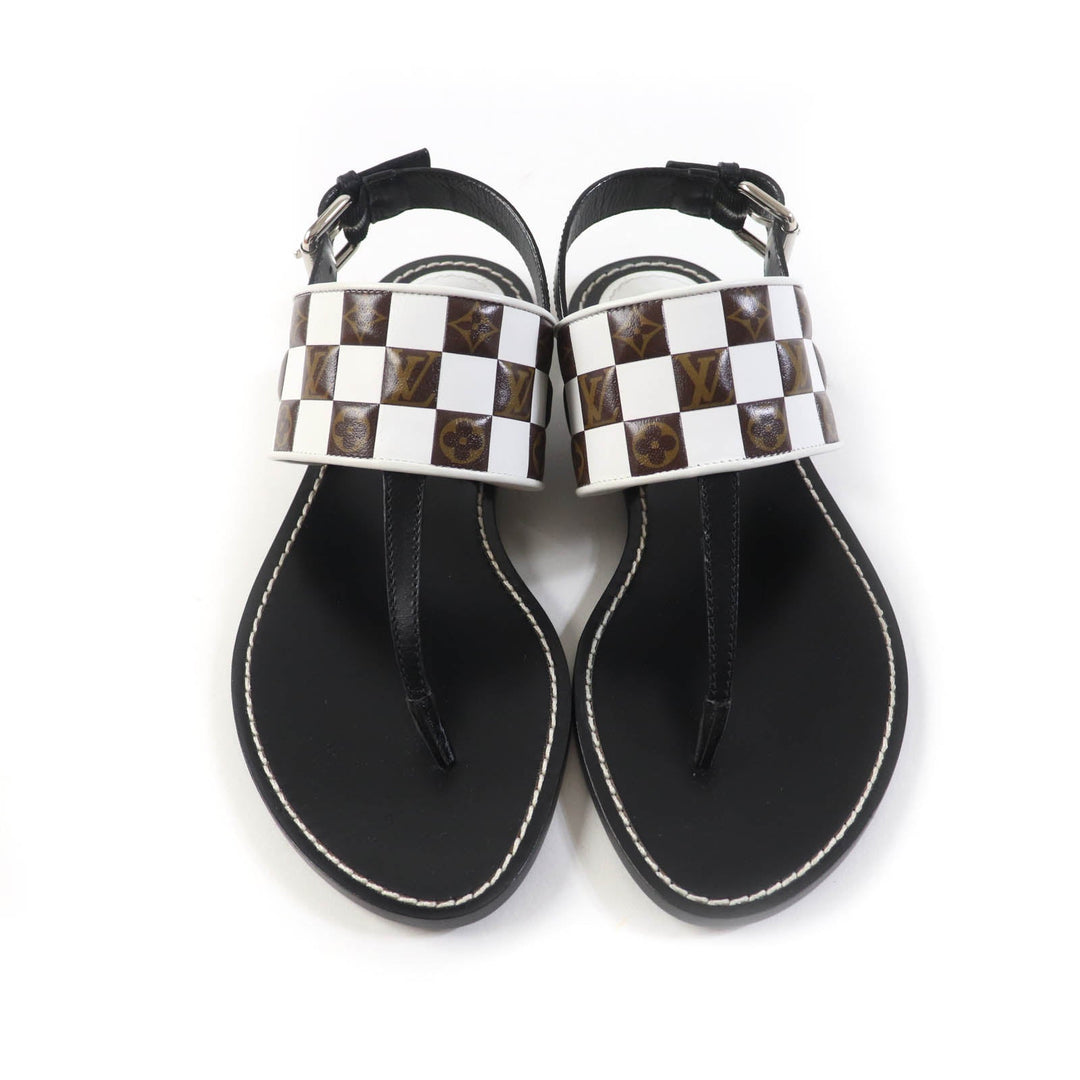 LOUIS VUITTON Sandals Main: Leather Multi Women 37 1/2 Used Authentic