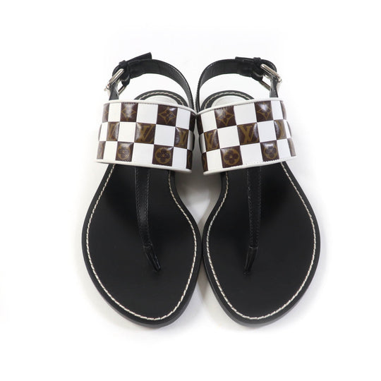 LOUIS VUITTON Sandals Main: Leather Multi Women 37 1/2 Used Authentic