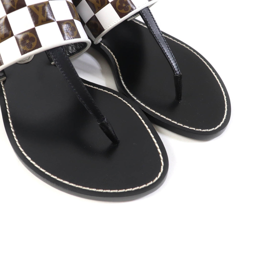 LOUIS VUITTON Sandals Main: Leather Multi Women 37 1/2 Used Authentic