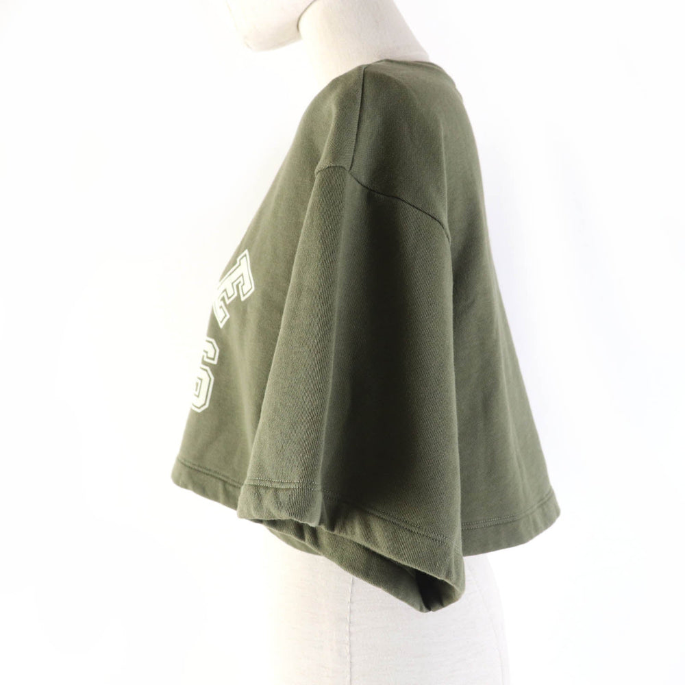 CELINE sweat 2Y19A670Q Main: 100% cotton khaki Women XS Used Authentic