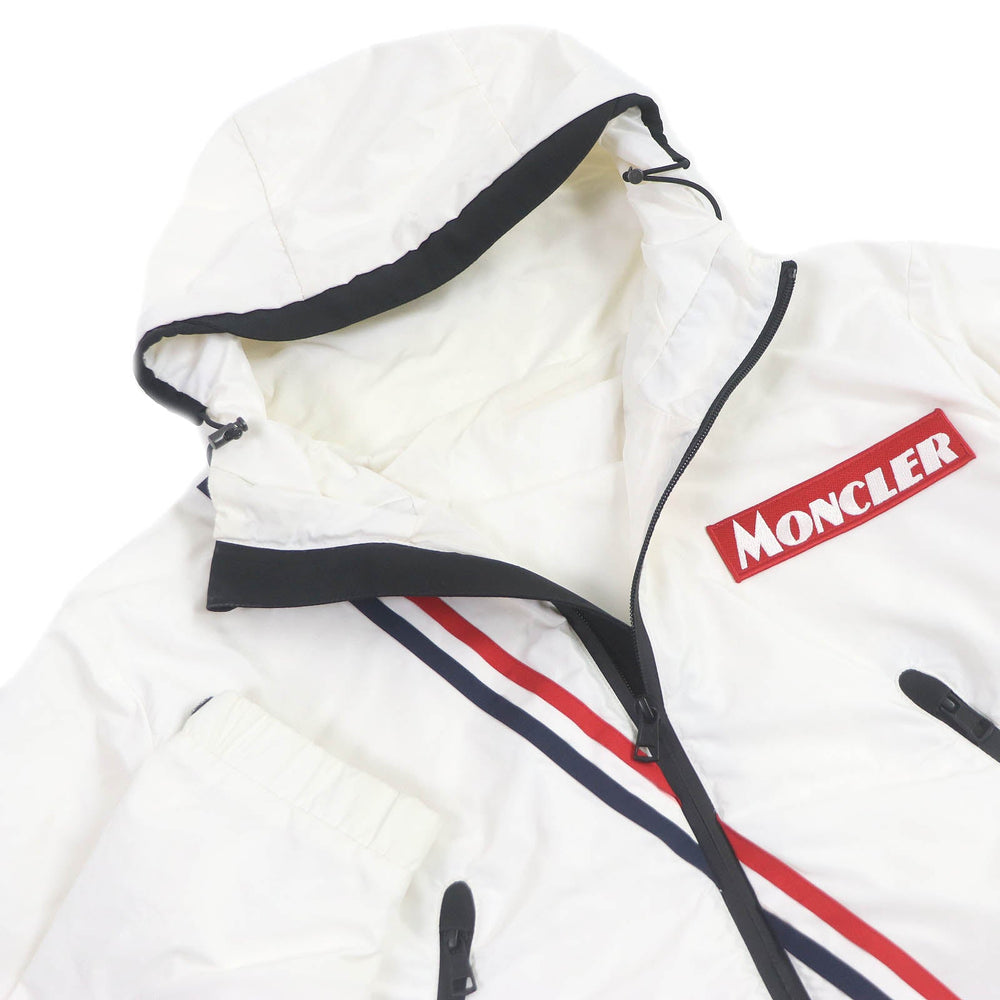 MONCLER Nylon jacket Main: 100% nylon, some parts: 100% polyester white TRAKEHNER mens 2 Used Authentic
