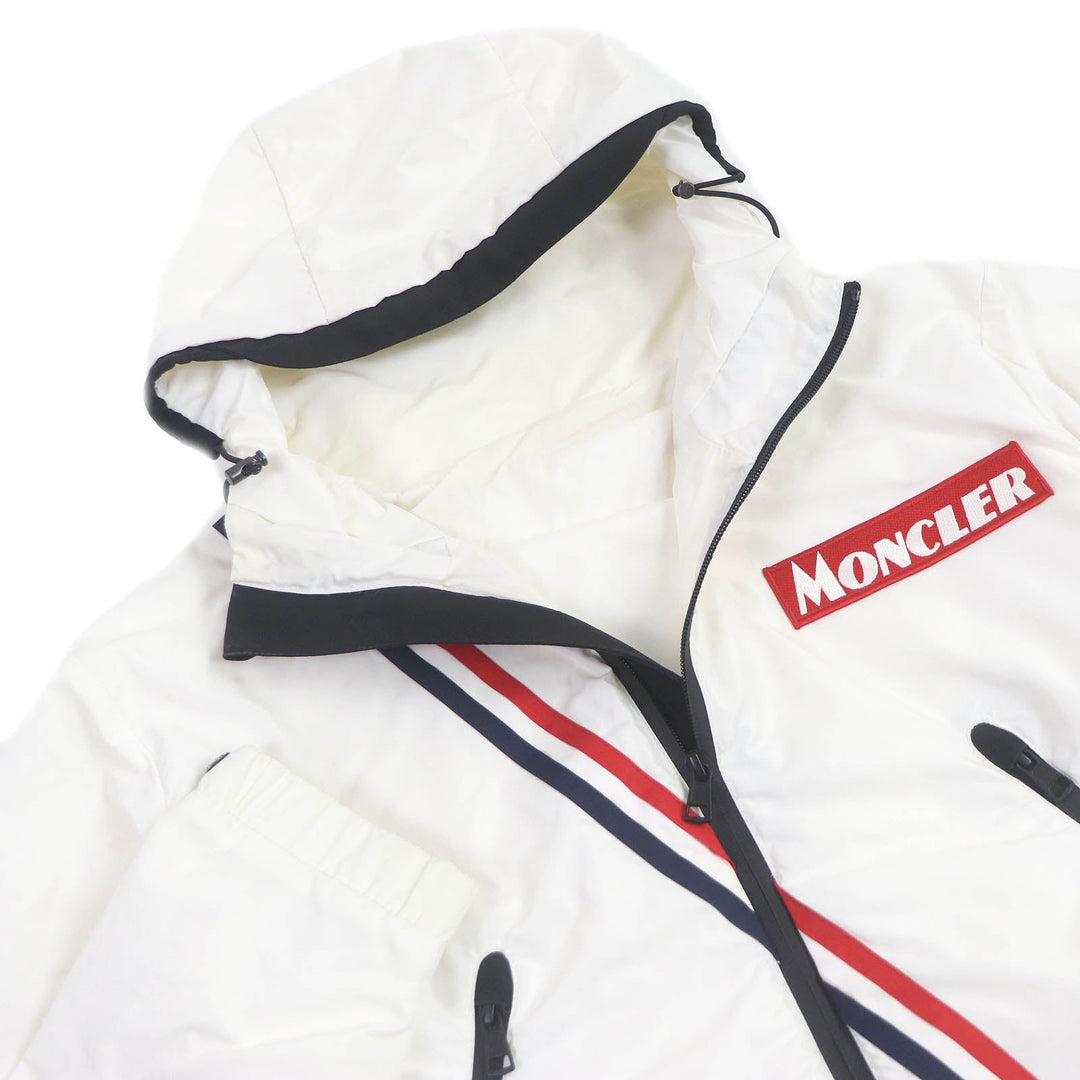 MONCLER Nylon jacket Main: 100% nylon, some parts: 100% polyester white TRAKEHNER mens 2 Used Authentic