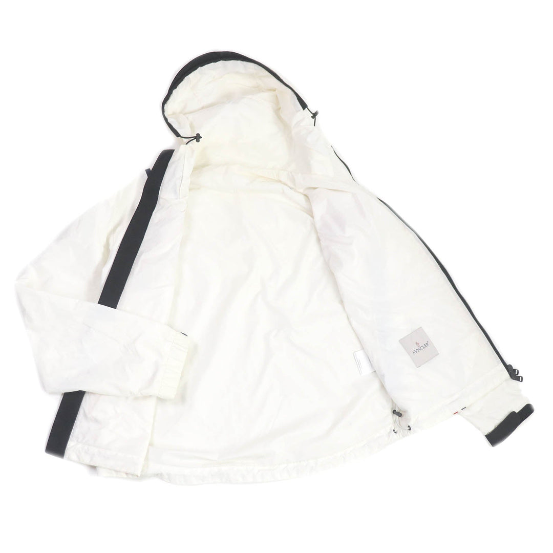 MONCLER Nylon jacket Main: 100% nylon, some parts: 100% polyester white TRAKEHNER mens 2 Used Authentic