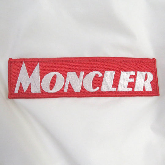 MONCLER Nylon jacket Main: 100% nylon, some parts: 100% polyester white TRAKEHNER mens 2 Used Authentic