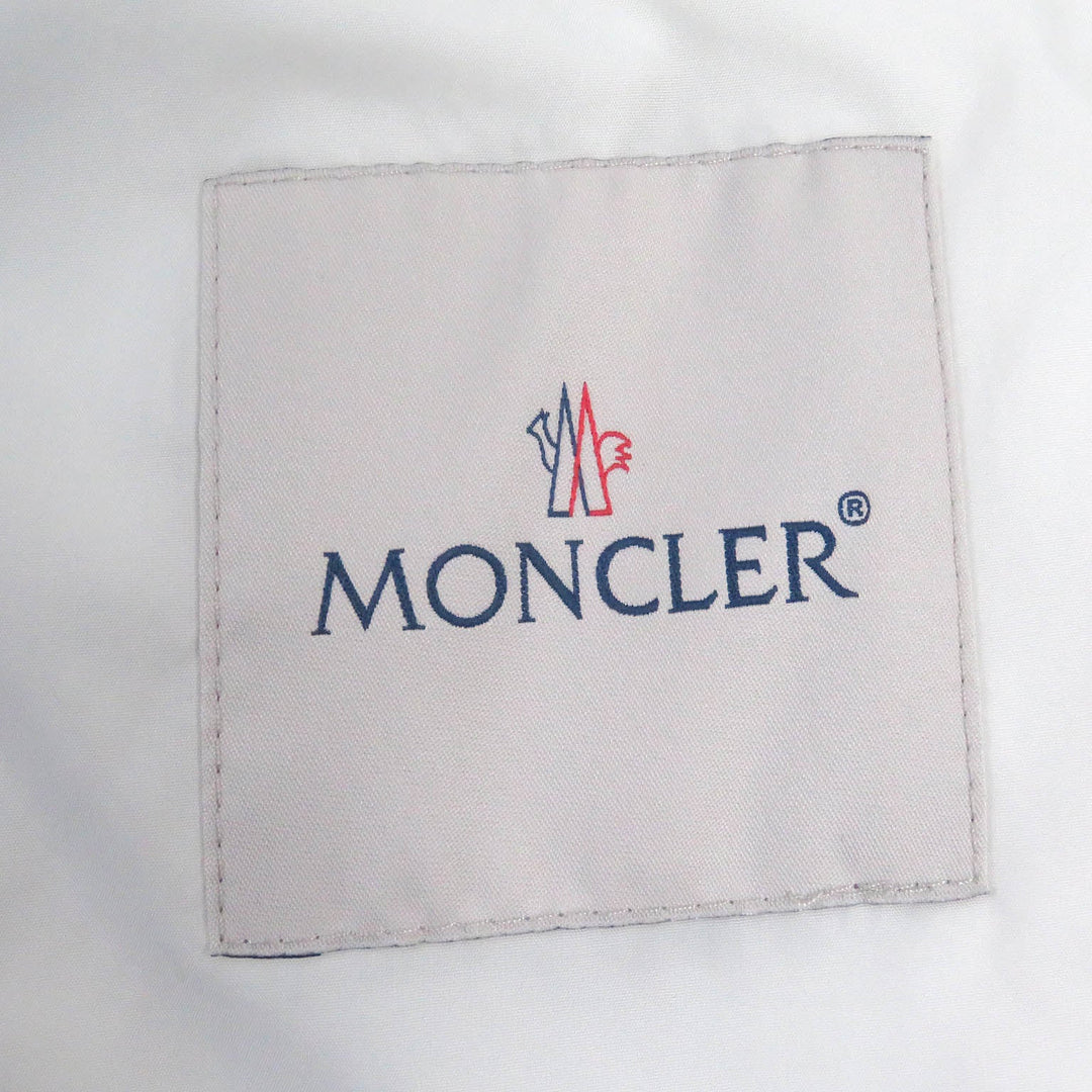 MONCLER Nylon jacket Main: 100% nylon, some parts: 100% polyester white TRAKEHNER mens 2 Used Authentic
