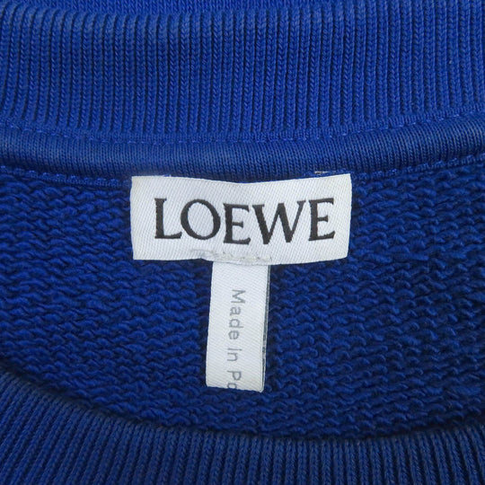 LOEWE sweat H526Y24J07 Main: 100% cotton, Part: 100% polyester blue mens L Used Authentic
