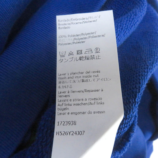 LOEWE sweat H526Y24J07 Main: 100% cotton, Part: 100% polyester blue mens L Used Authentic