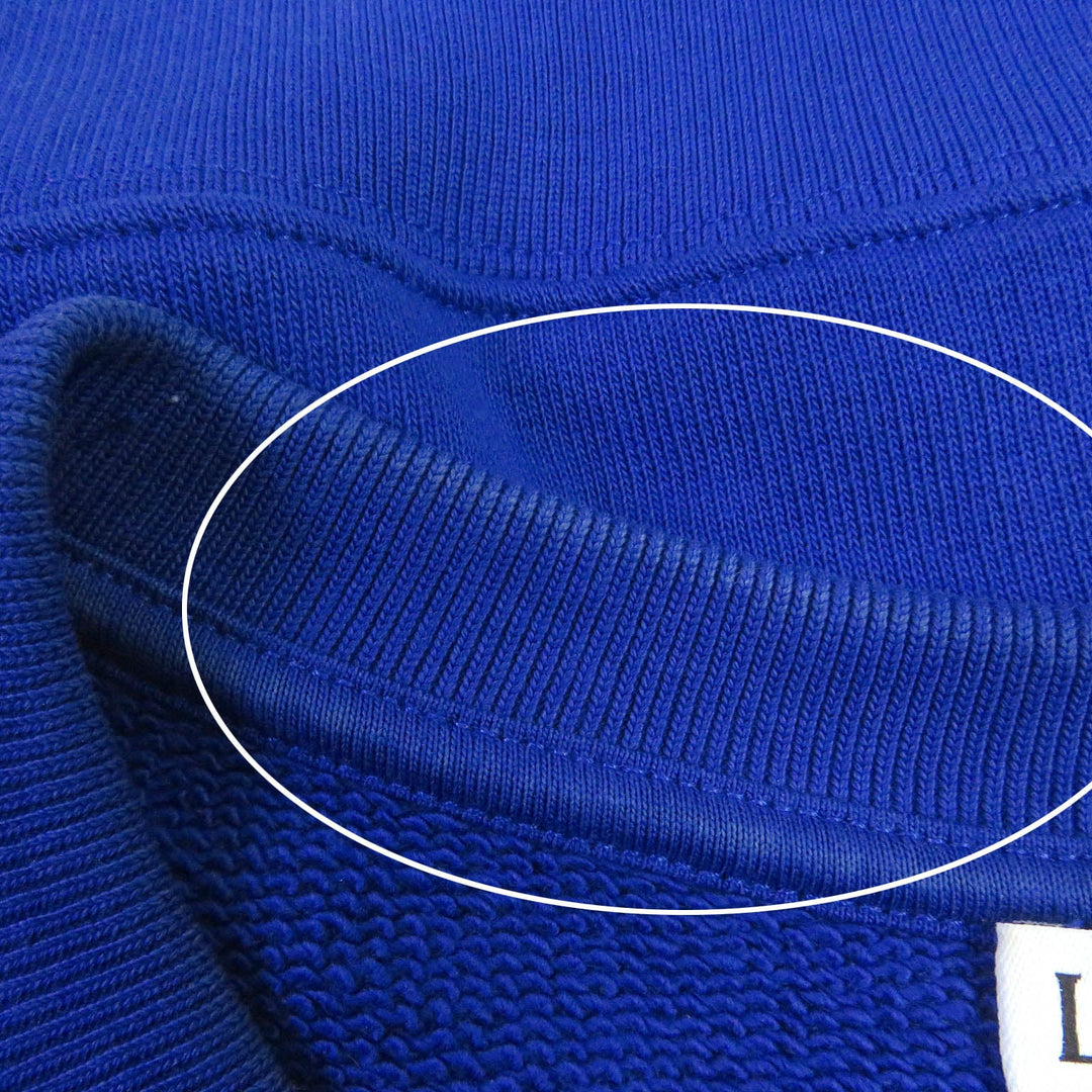 LOEWE sweat H526Y24J07 Main: 100% cotton, Part: 100% polyester blue mens L Used Authentic