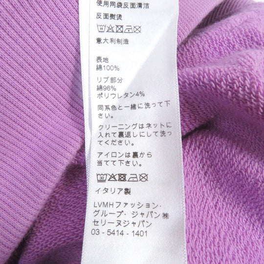 CELINE Hoodie 2Y369670Q Main: 100% cotton, part: 96% cotton, part: 4% polyurethane lavender mens M Used Authentic