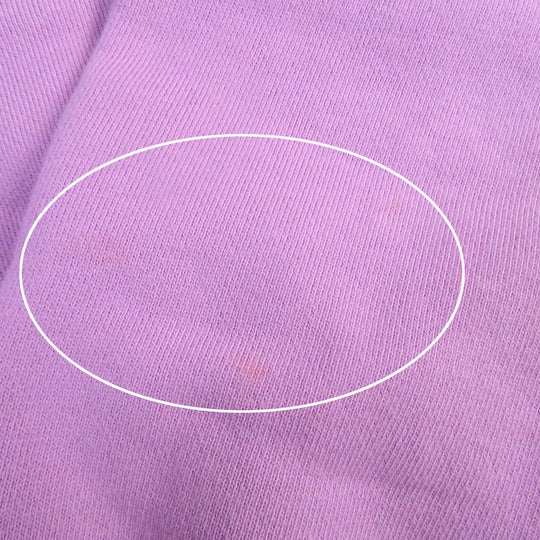 CELINE Hoodie 2Y369670Q Main: 100% cotton, part: 96% cotton, part: 4% polyurethane lavender mens M Used Authentic