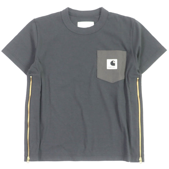 Sacai Short sleeve T-shirt Main: 100% cotton gray mens Zero size Used Authentic