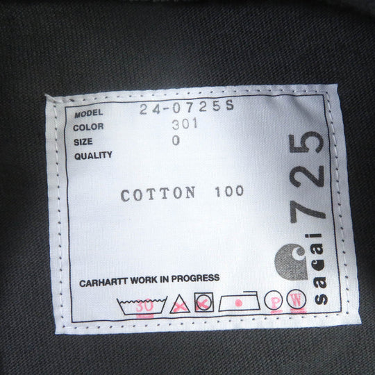 Sacai Short sleeve T-shirt Main: 100% cotton gray mens Zero size Used Authentic
