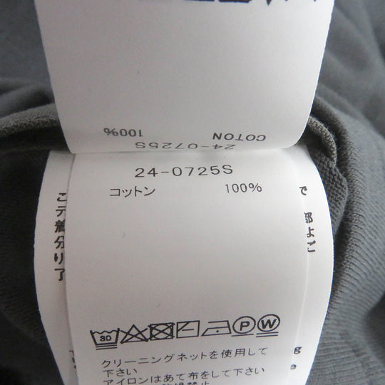 Sacai Short sleeve T-shirt Main: 100% cotton gray mens Zero size Used Authentic