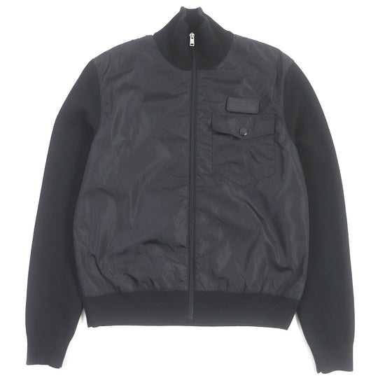 PRADA Blouson UMC134 Main: 100% virgin wool, Part: 100% polyamide (nylon) black mens 46 Used Authentic