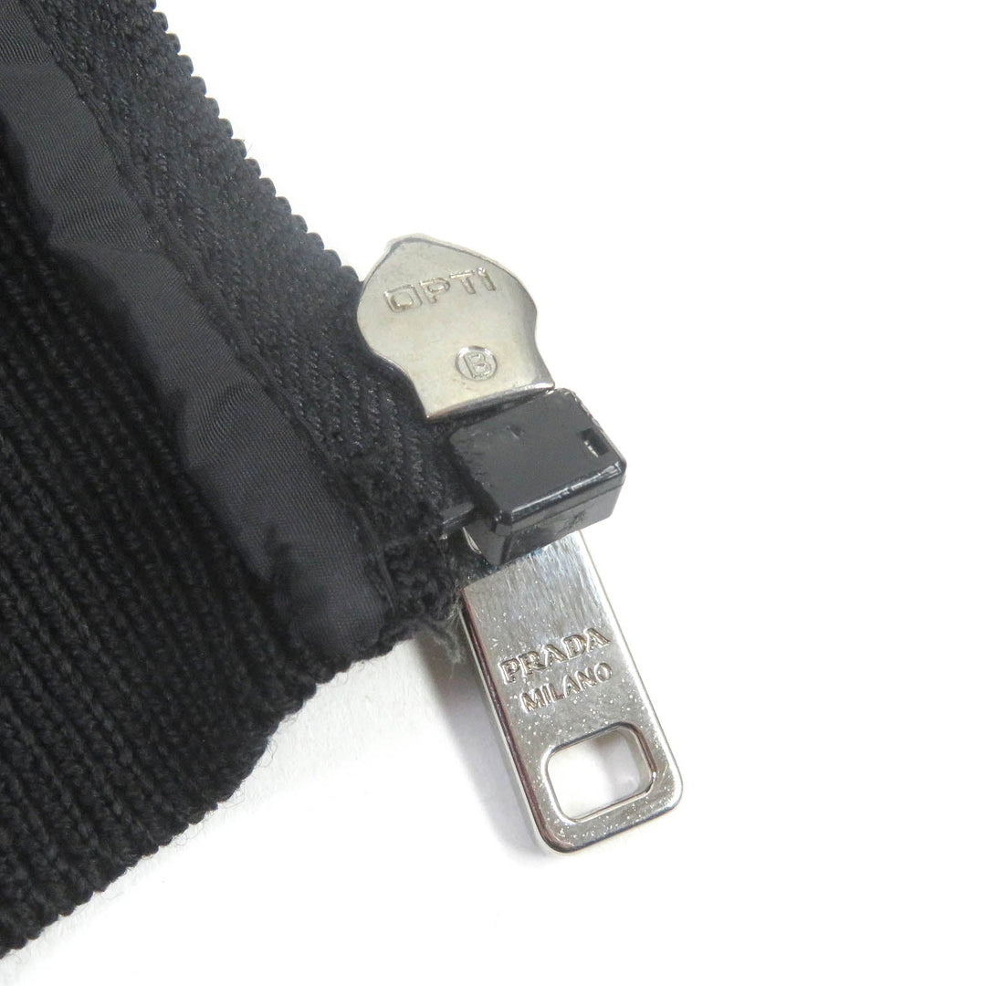 PRADA Blouson UMC134 Main: 100% virgin wool, Part: 100% polyamide (nylon) black mens 46 Used Authentic