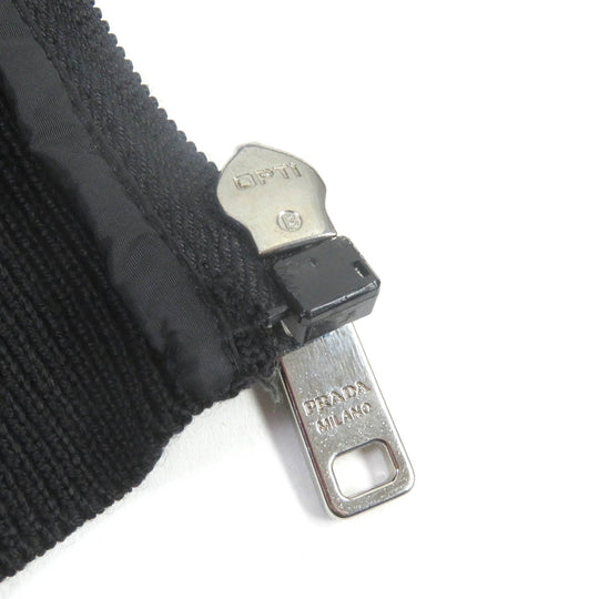 PRADA Blouson UMC134 Main: 100% virgin wool, Part: 100% polyamide (nylon) black mens 46 Used Authentic
