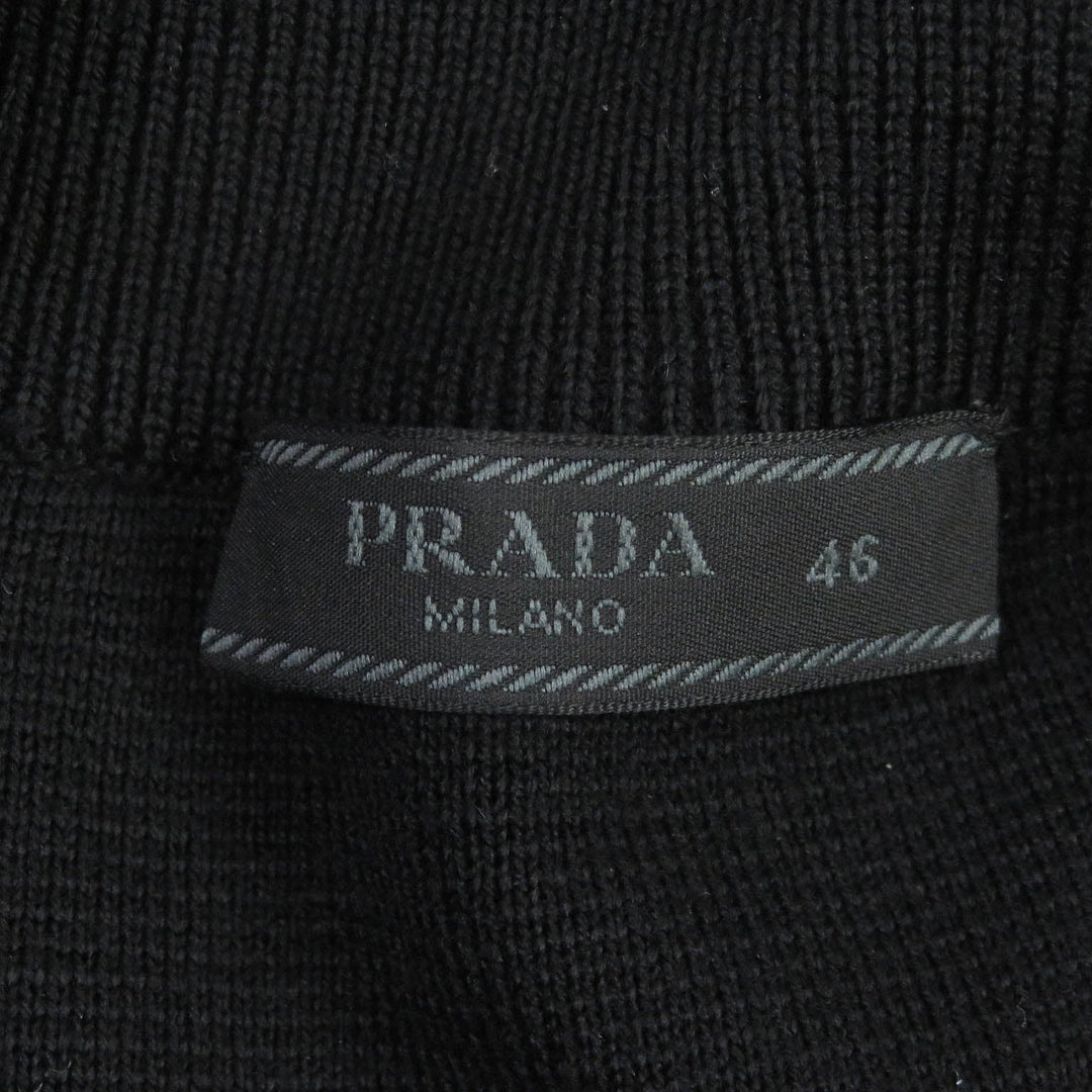 PRADA Blouson UMC134 Main: 100% virgin wool, Part: 100% polyamide (nylon) black mens 46 Used Authentic