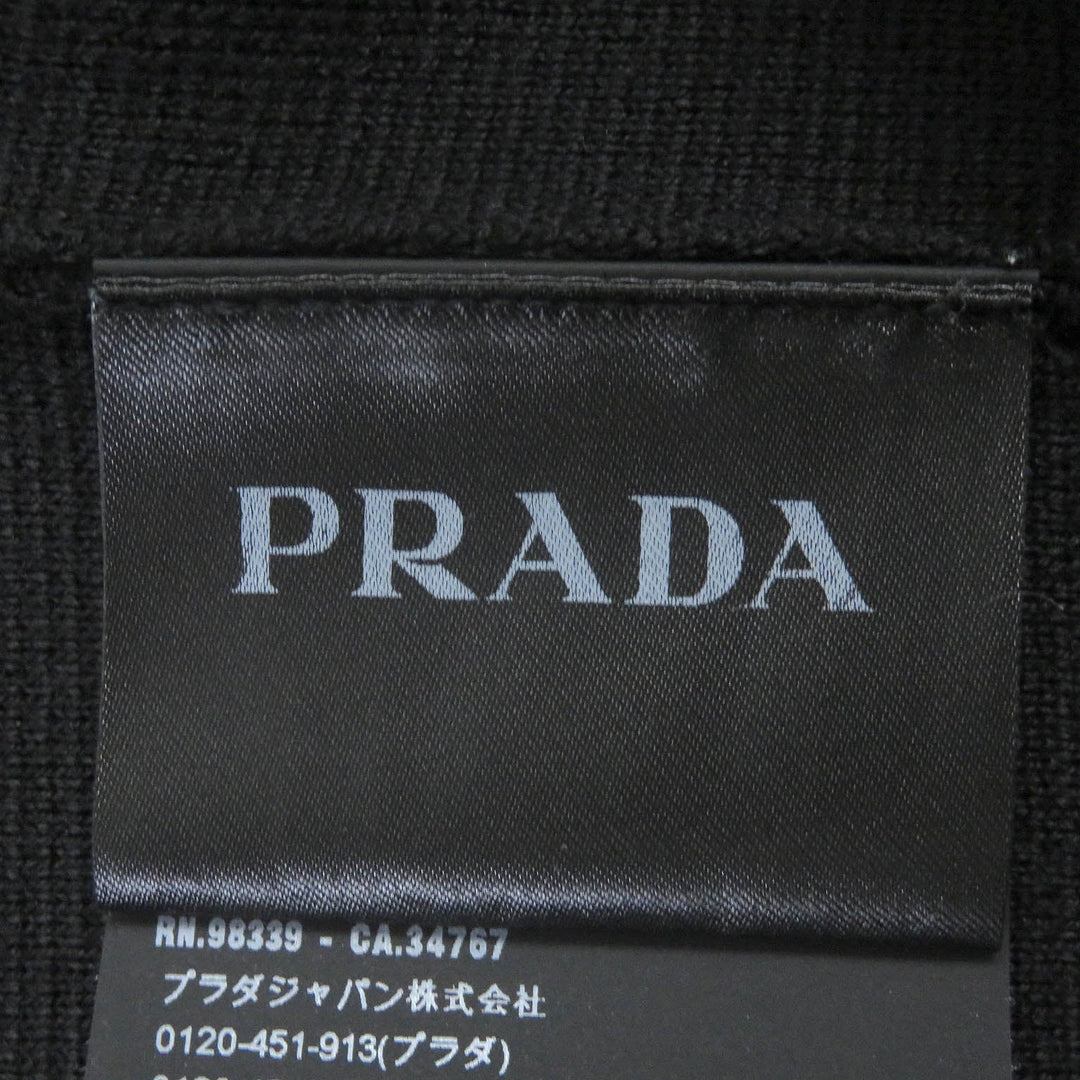 PRADA Blouson UMC134 Main: 100% virgin wool, Part: 100% polyamide (nylon) black mens 46 Used Authentic