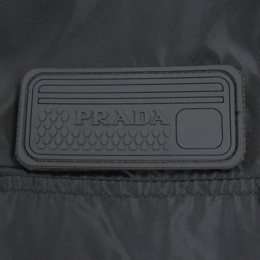 PRADA Blouson UMC134 Main: 100% virgin wool, Part: 100% polyamide (nylon) black mens 46 Used Authentic