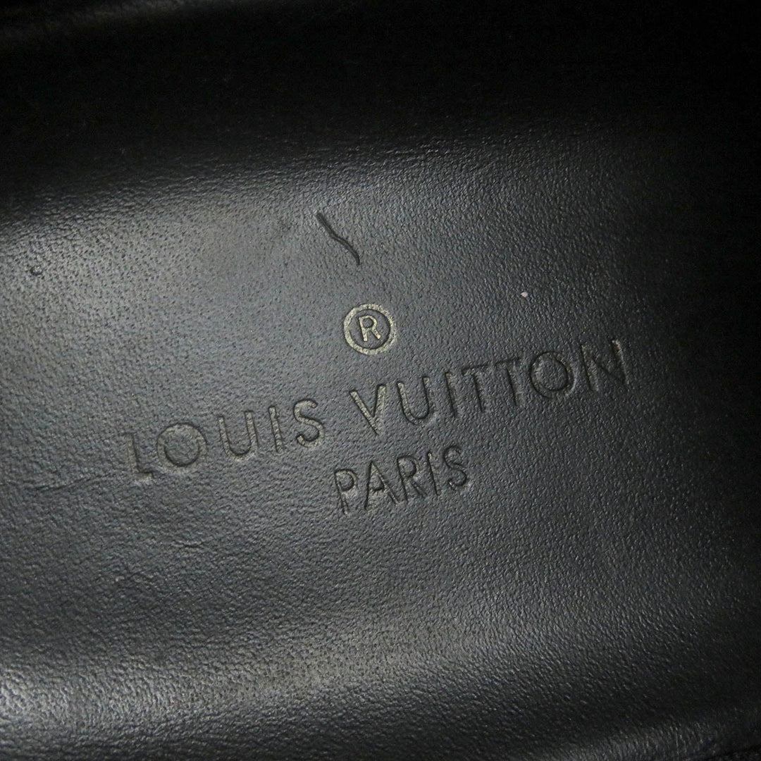 LOUIS VUITTON Low cut sneakers Main: Leather, Main: PVC black Rivoli Line mens 6 Used Authentic