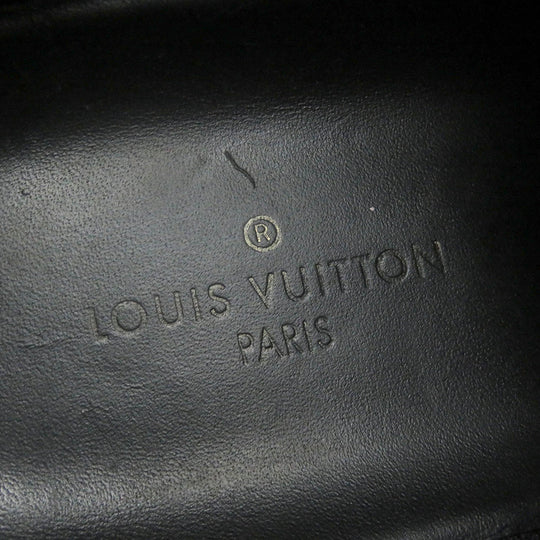 LOUIS VUITTON Low cut sneakers Main: Leather, Main: PVC black Rivoli Line mens 6 Used Authentic