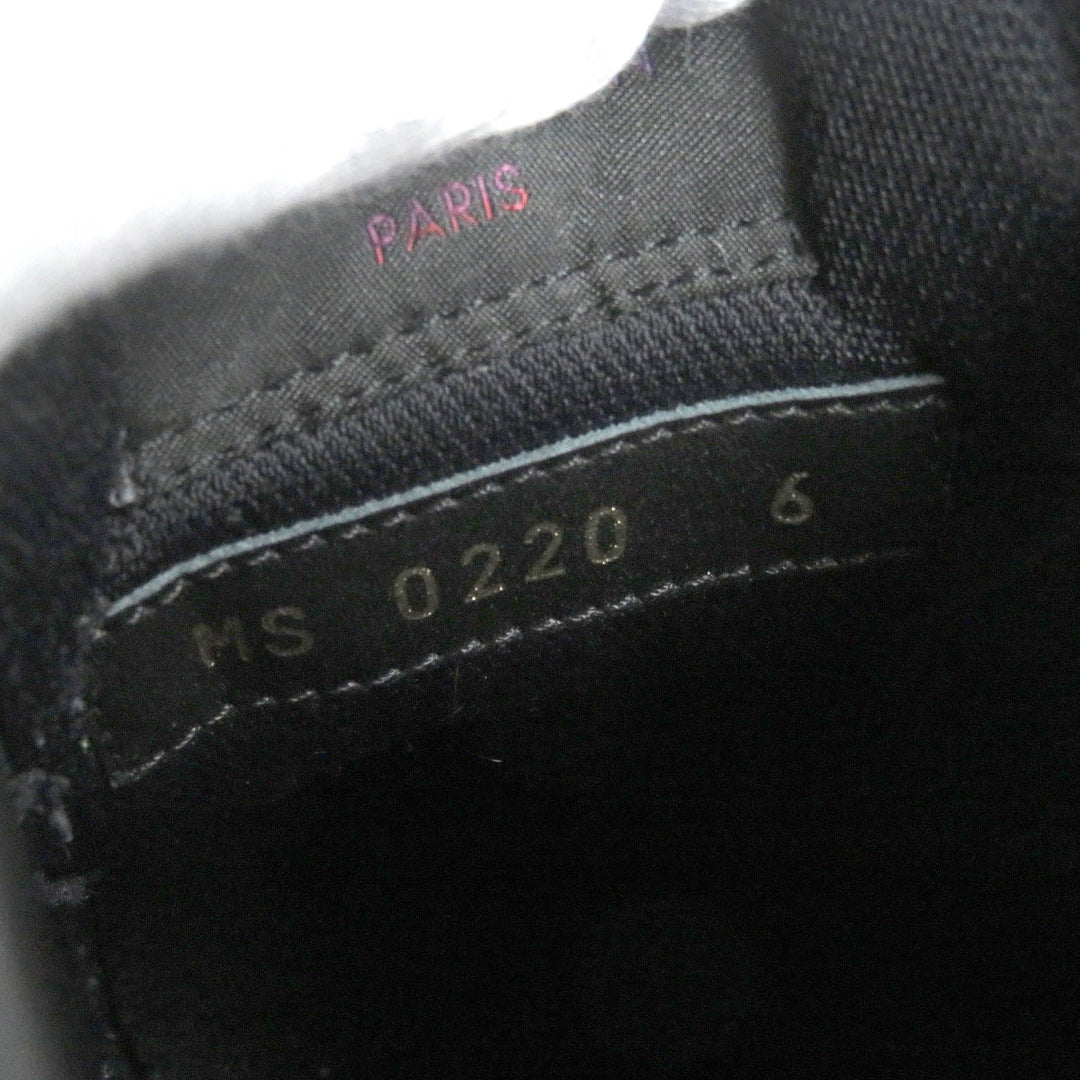 LOUIS VUITTON Low cut sneakers Main: Leather, Main: PVC black Rivoli Line mens 6 Used Authentic