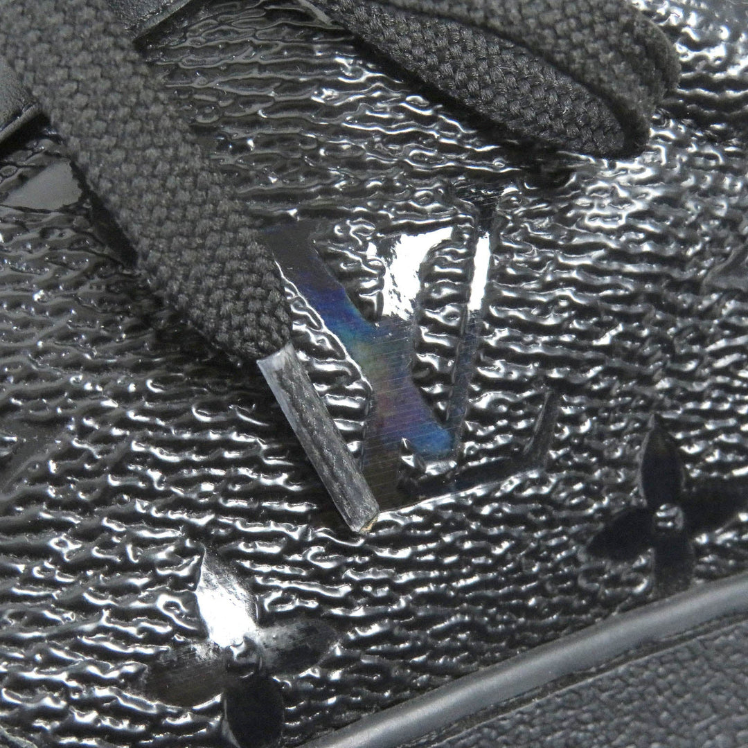 LOUIS VUITTON Low cut sneakers Main: Leather, Main: PVC black Rivoli Line mens 6 Used Authentic