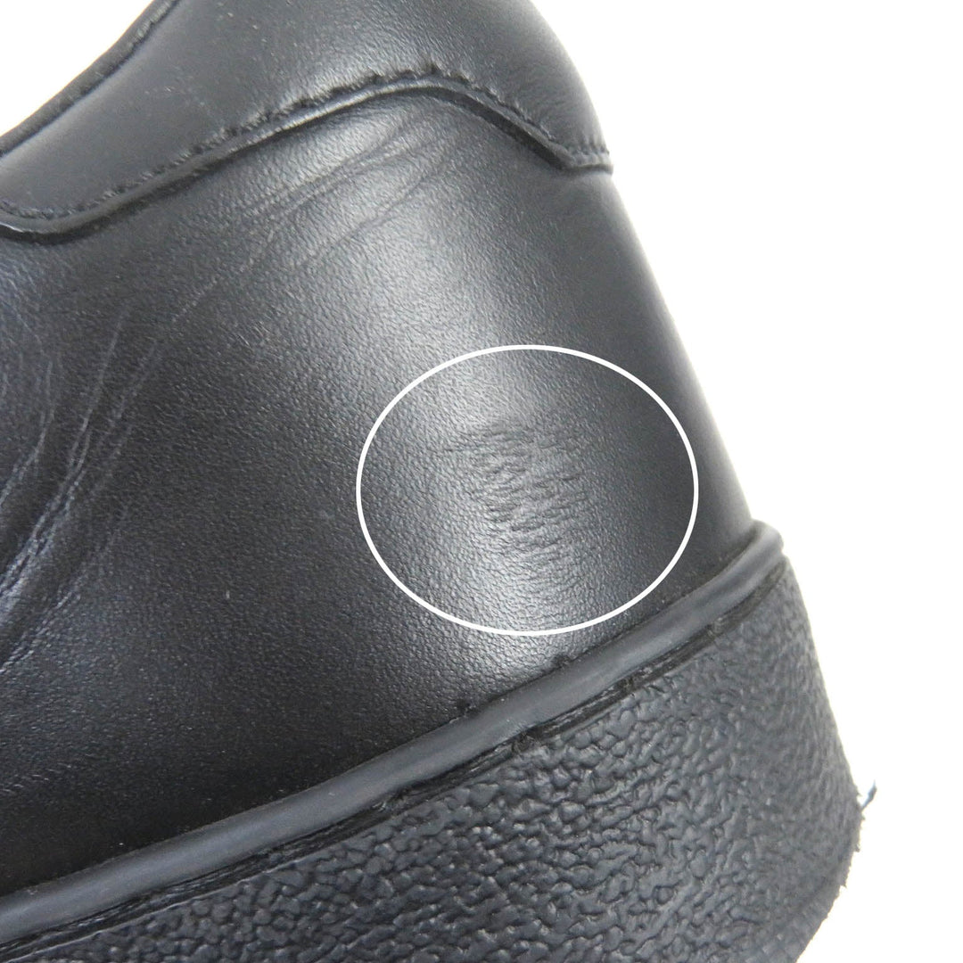 LOUIS VUITTON Low cut sneakers Main: Leather, Main: PVC black Rivoli Line mens 6 Used Authentic