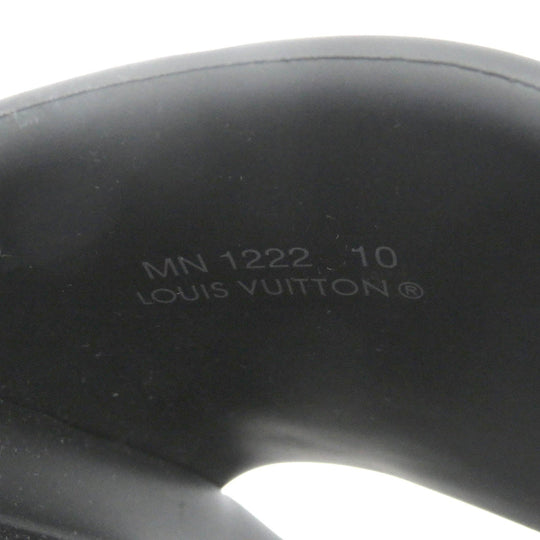 LOUIS VUITTON Sandals 1A9FKI Main: Rubber black Waterfront Line mens 10 Used Authentic
