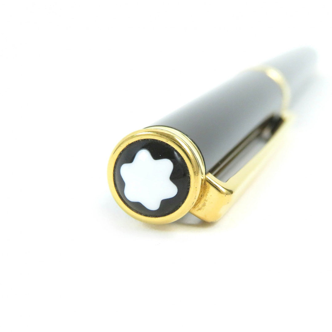 MONTBLANC Ballpoint pen Gold Plated, Resin black NOBLESSE OBLIGE mens Used Authentic