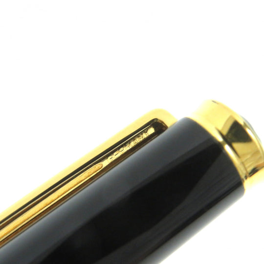 MONTBLANC Ballpoint pen Gold Plated, Resin black NOBLESSE OBLIGE mens Used Authentic